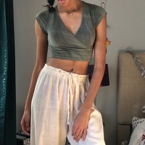 New York & Co Flowy linen pant